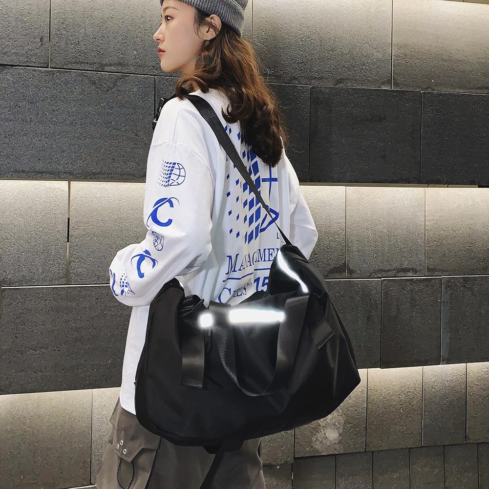 Sac à bandoulière unisexe en Nylon Durable Simple personnalité Sports de plein air grande capacité confortable sac à main à bandoulière