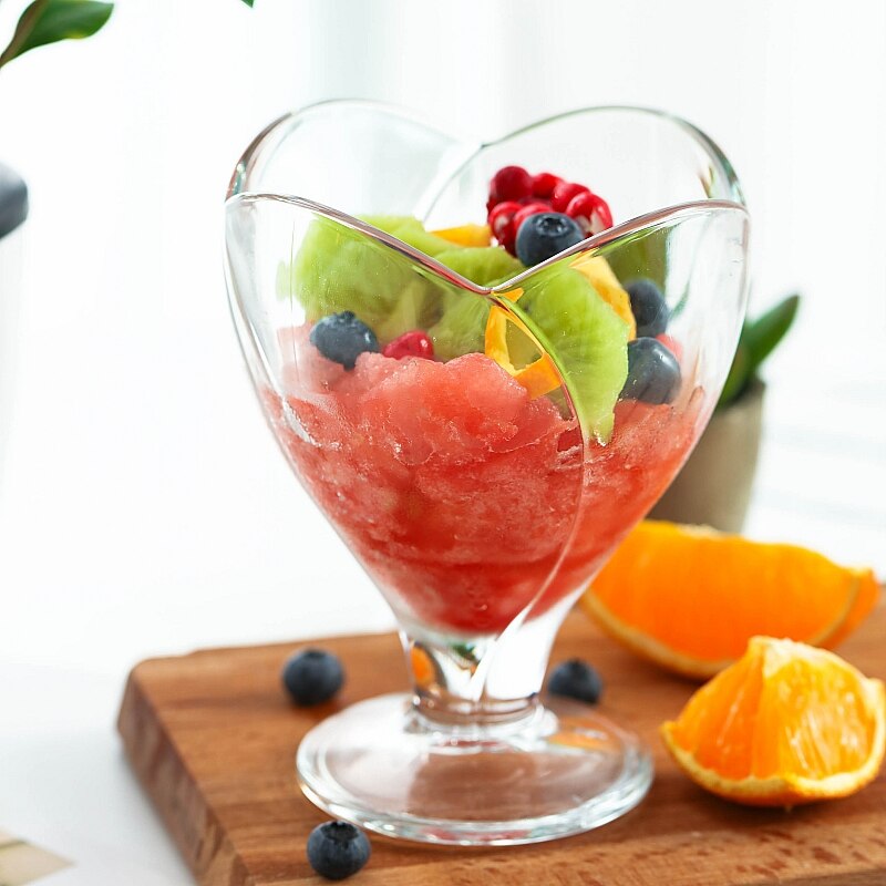 2 teil/satz Transparent Flasche Joghurt Glas Tasse Eis Saft Tasse Transparent bleifreien Kristall glas Cup home drinkinware