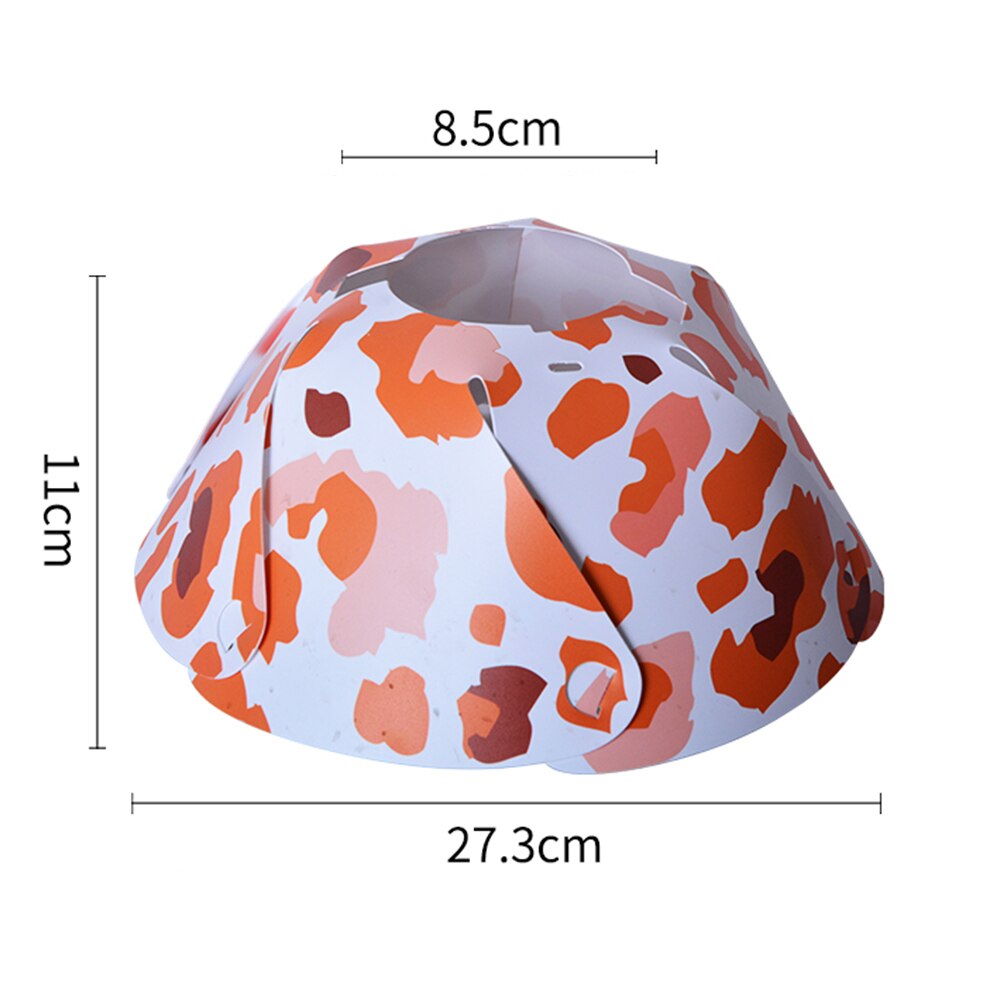 Camouflage Pvc Tent Lantaarn Schaduw Kegel Lamp Hood Cap Outdoor Camping Wandelen Voor Familie Outdoor Camping Accessoires: E