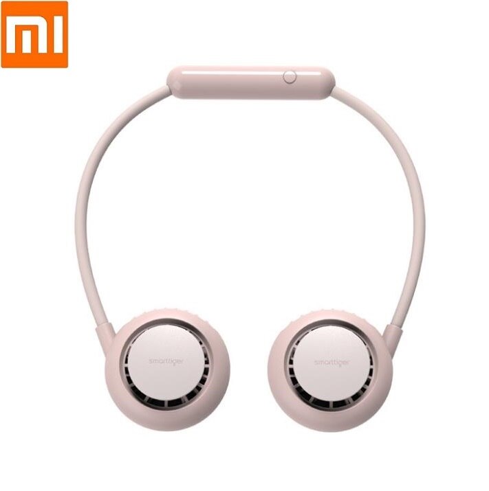 Xiaomi hängande hals fläkt usb kylfläkt säkerhetsfläkt elektrisk fläkt utomhus sport rese fläkt