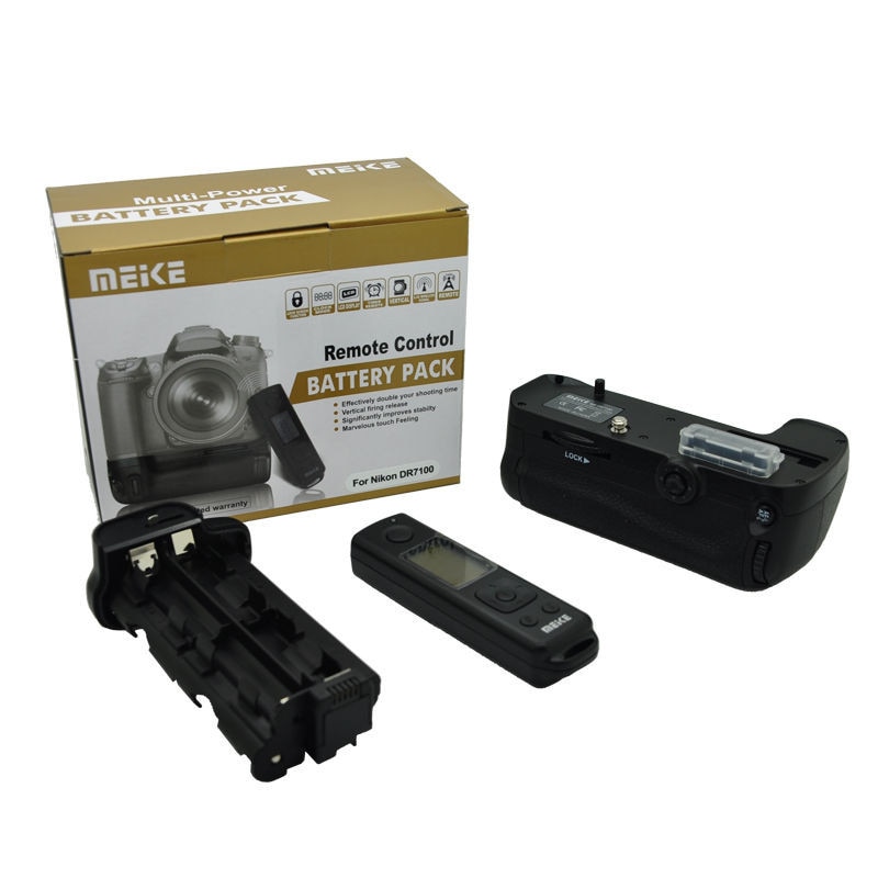 Meike MK-DR7100 Afstandsbediening Batterij Grip Voor Nikon D7100 MB-D15