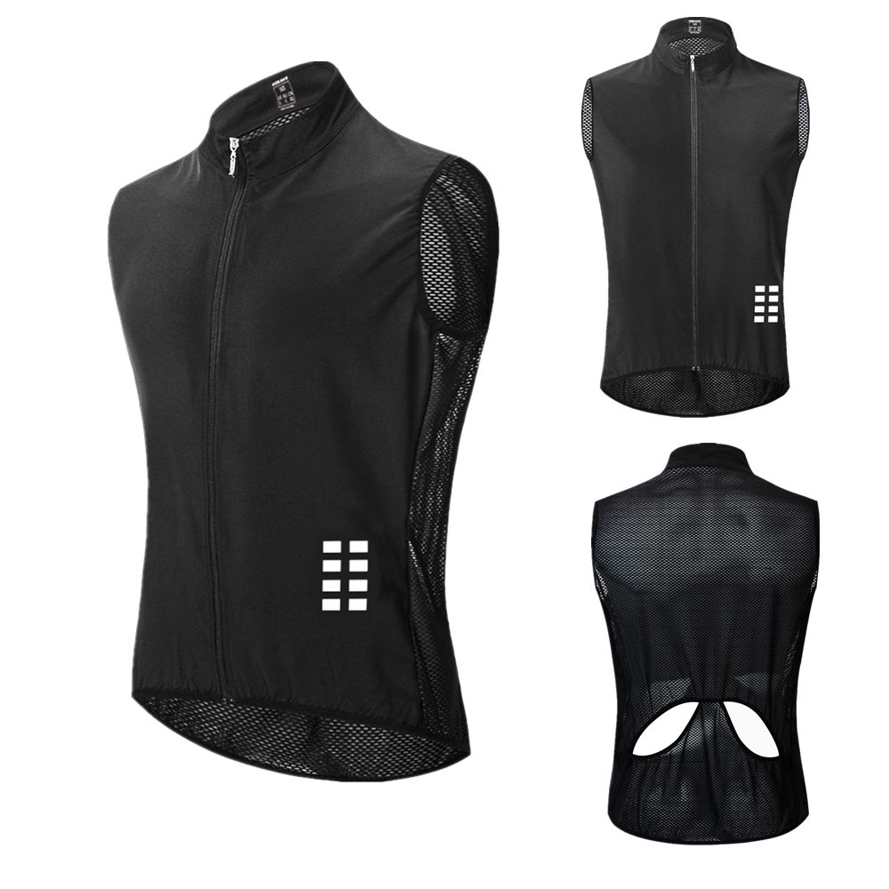 Ademend Mesh Mouwloze Motorjacks Moto Vest Downhill Mtb Run Fietsen Hoge Zichtbaarheid Motorbike Fietsen Jassen: BL221B / XL