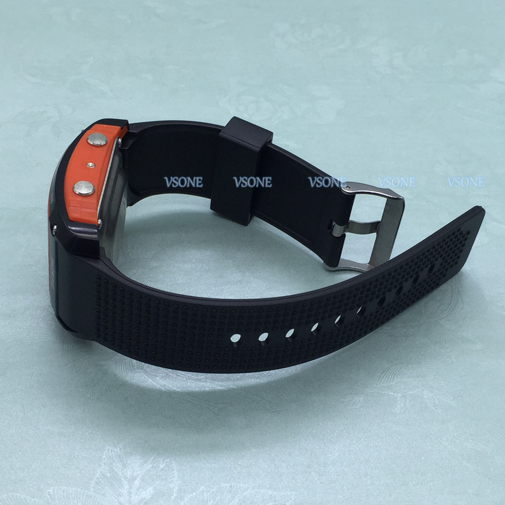 Rechthoekige wijzerplaat, italiaans sprekend horloge voor blinden en ouderen elektronisch sporthorloge 829ti