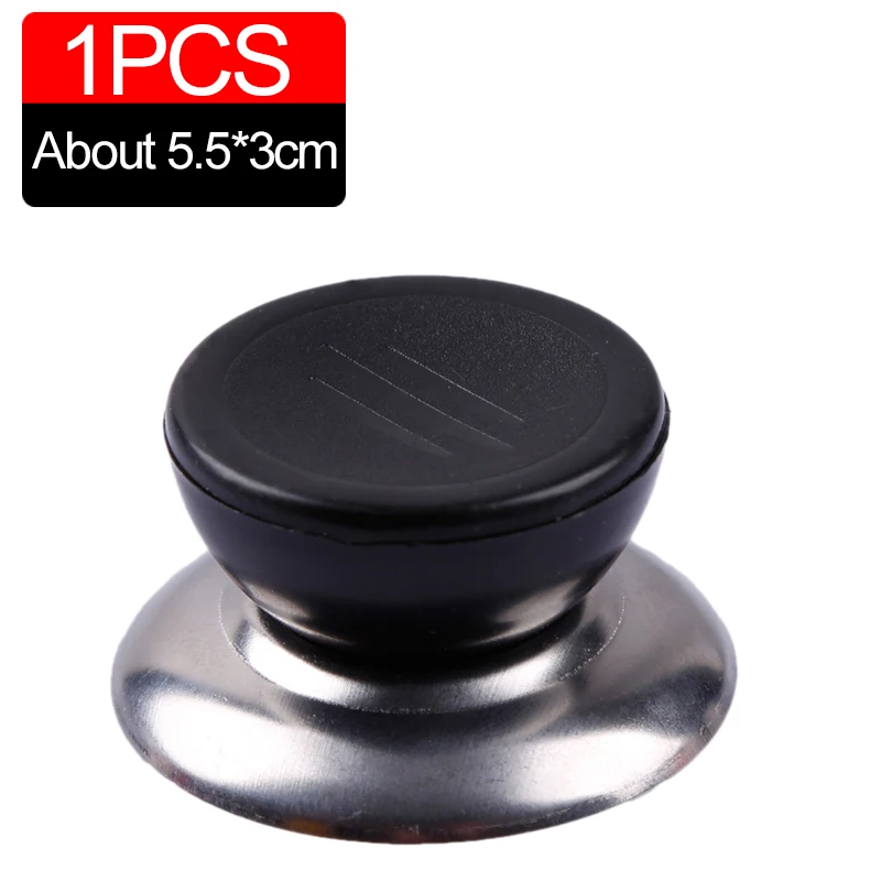 ndekselgriff Universal Topfdeckel Haltegriff Edelstahl Austauschbare Knopkappe Kochgeschirr Handgriff Teile Küchenzubehör: Beige