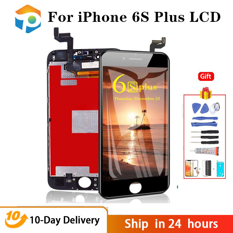 Iphone 6s plus 5.5 " screen replacement lcd display 3d touchscreen digitizer replacement assembly kit with repair tools