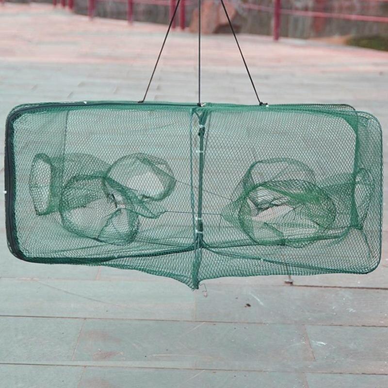 Folding Fishing Cage Net Moving Net Umbrella Cage Hanging Net Fishing Shrimp Net Crab Cage Hand Throw Net Fish Net Fishing