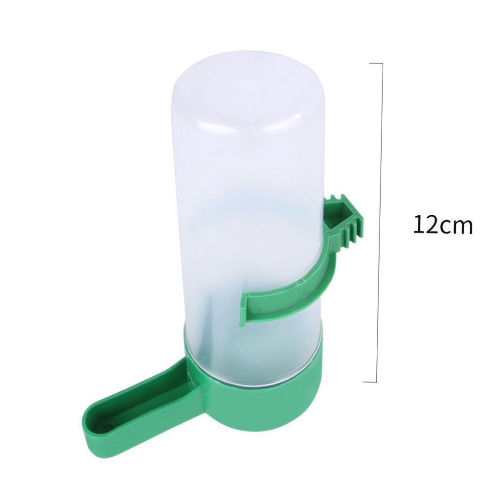 Automatic Plastic Bird Feeder Bird Water Bottle Drinker Container Food Dispenser Hanging For Pigeon Bird Accessories: C
