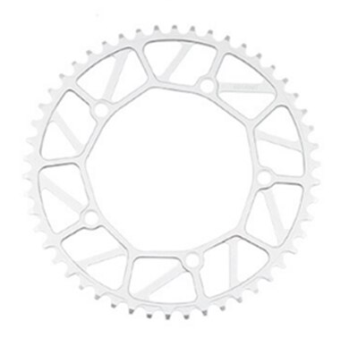 Litepro Folding Bicycle Tooth Chainring Positive Negative Tooth 46/48/50/52/56/58T Chainwheel BMX Bike Colorful Crankset 130BCD: MULTI
