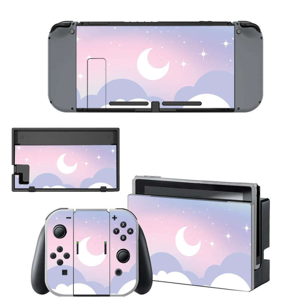 Pegatina de piel para Nintendo Switch, pegatinas de cielo estrellado para consola Nintendo Switch y controlador Joy-Con