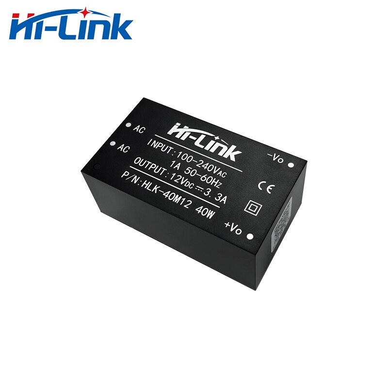Ce / rohs gan power module 85-264v to 12v 3.3a output vekselstrømsomformer kredsløb hlk -40 m 12 2 stk / lot