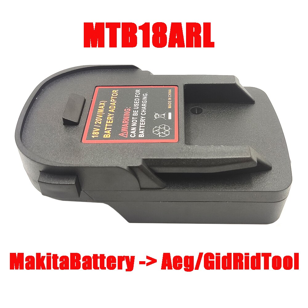 Adapter BL1830 konwerter MT20BSL/DL użyj Makita 18V akumulator litowo-jonowy na Milwaukee Bosch Dewalt Ryobi Hitachi Metabo Worx Devon narzędzie: MTB18ARL