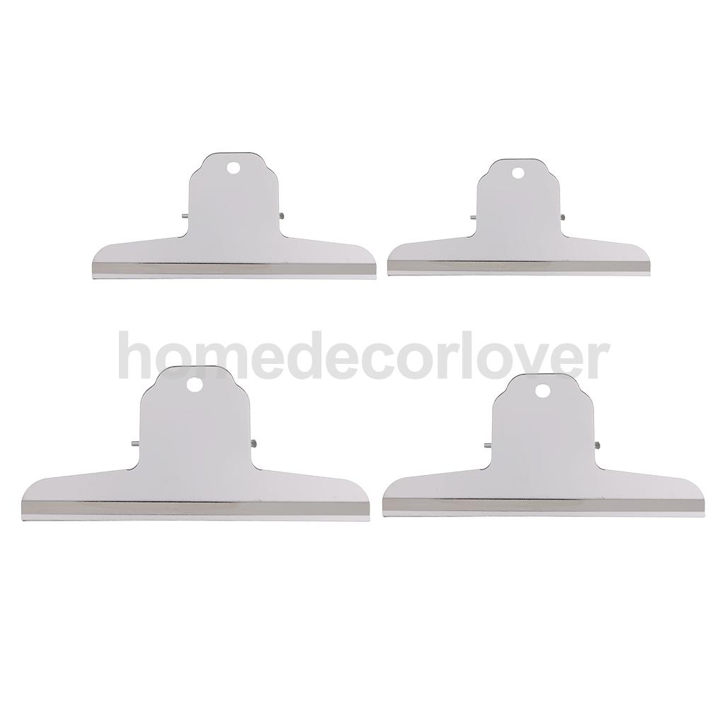 Single Multifunction School Home Office Clips Heavy Duty Stainless Steel Clips Binder Clip File Clips Sturdy Super Strong