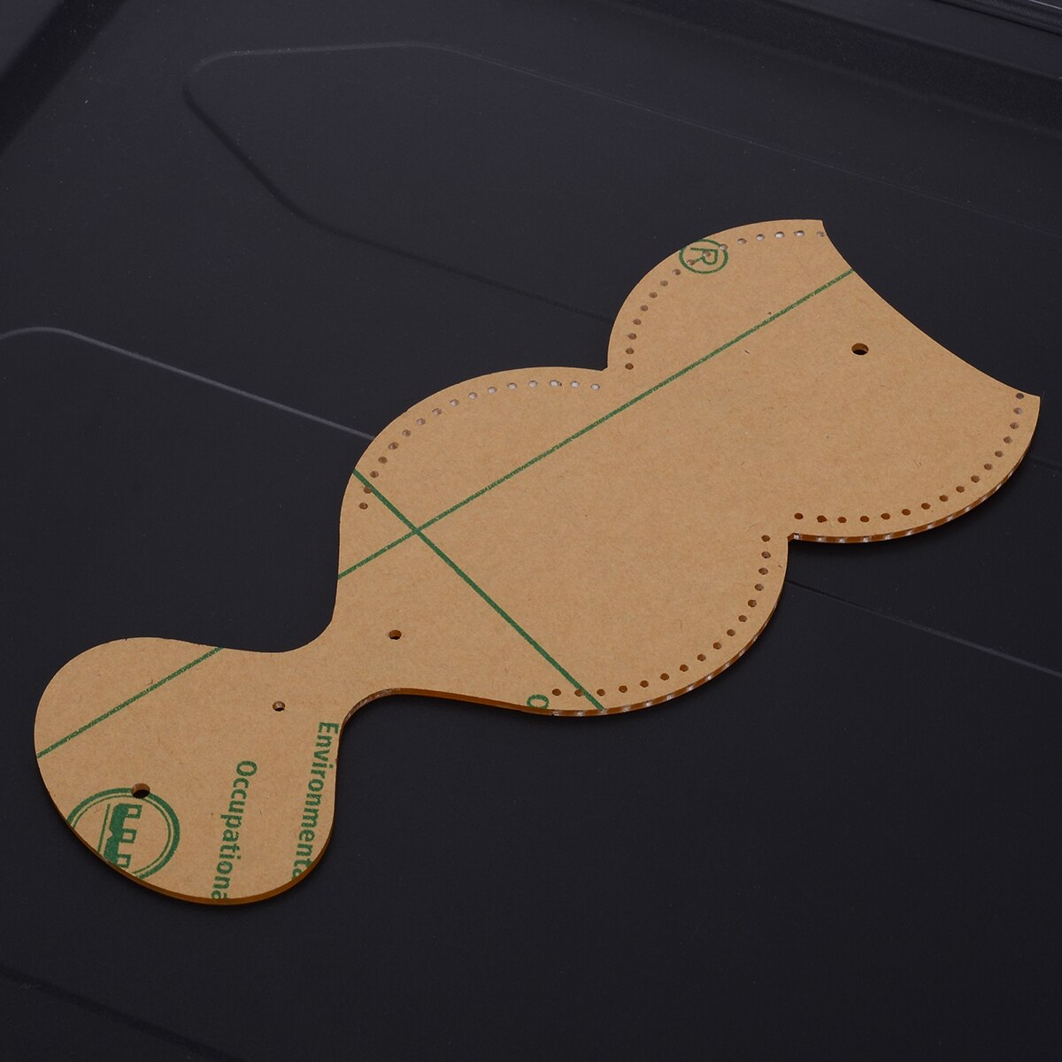 Leathercraft Coin Purse Mini Wallet Template Clear Acrylic Leather Pattern Template Stencil Sewing Craft DIY