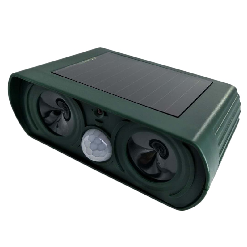 Solar Animal Driver Outdoor Driver Garden Orchard Bird Repeller Infrared Sensor Ultrasonic Drive Device: Default Title