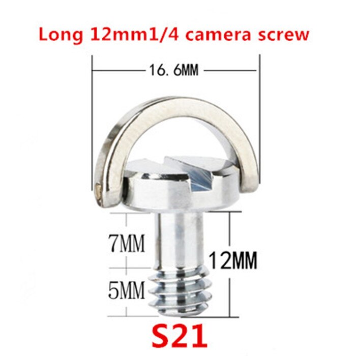 3PCS SLR Head Extension 1/4 Inch Quick Plate 3/8 Tripod Short Set Camera Screws: S21