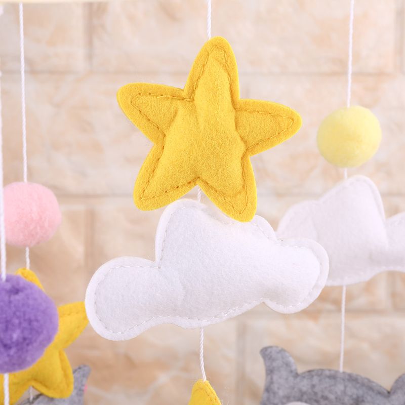 Wieg Mobiele Rammelaar Speelgoed Baby Wind Chime Hanger Bed Bell Kinderen Kamer Nursery Decoratie Opknoping Ornament Fotografie Props