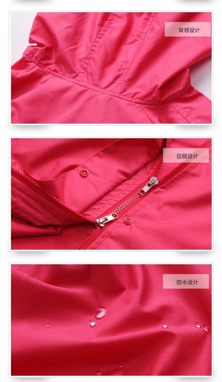 Dünne Mit Kapuze regenmantel frauen Punkte wasserdichte draussen damen regen Mantel Poncho chubasquero mujer capa de chuva