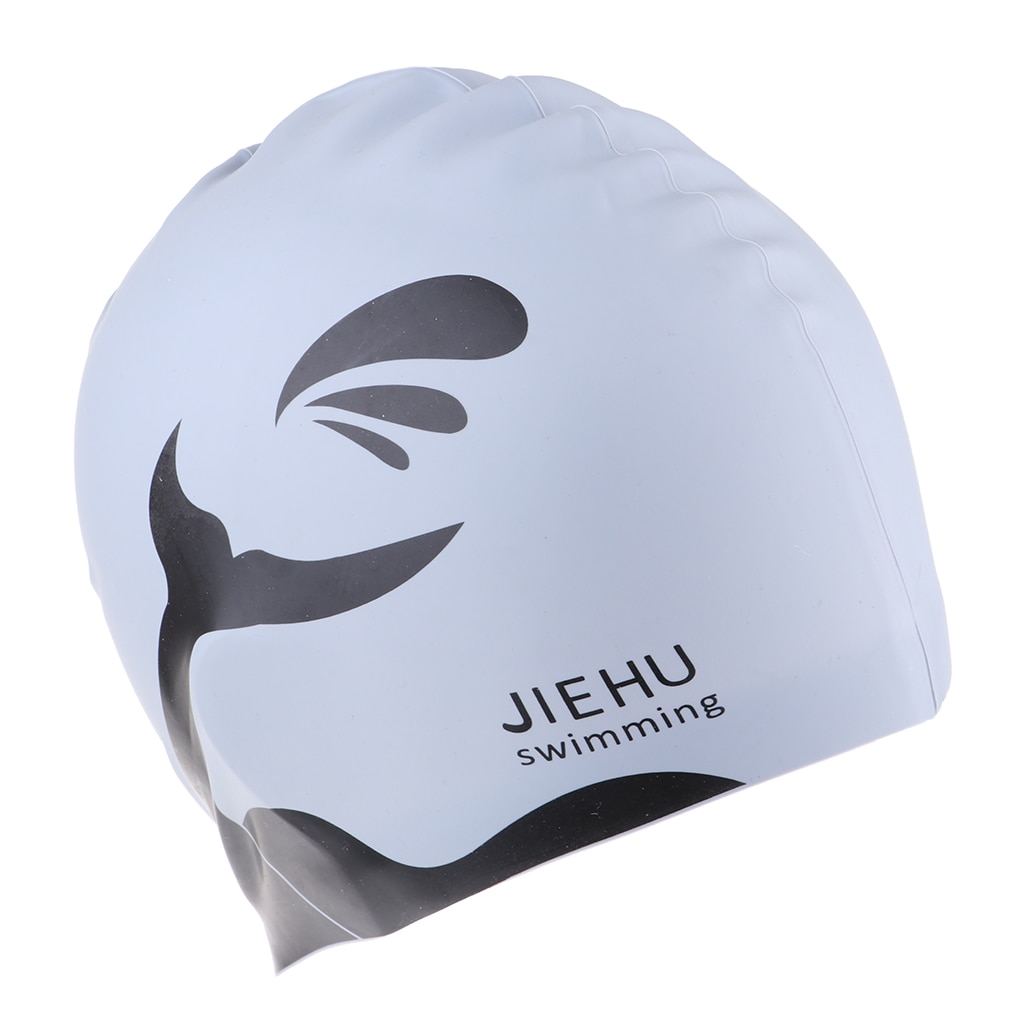 Volwassen Waterdichte Elastische Siliconen Badmuts Badmuts Bad Cap Voor Lang Haar Met Oor Protector Houdt Haar Schoon En droog