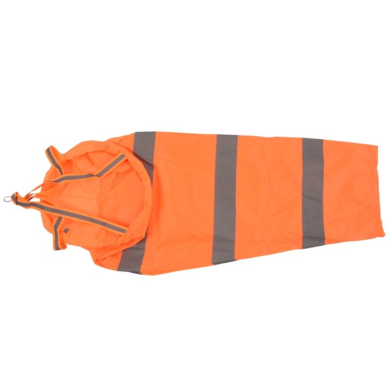 80 centimetri aviazione Manica A Vento strappare-fermare Vento di Misura Calzino Sacchetto + Nastro Riflettente
