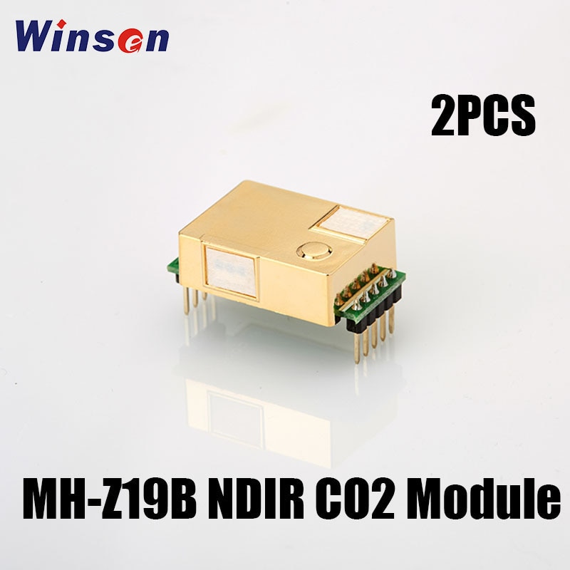 2 STKS Winsen MH-Z19B NDIR CO2 Sensor Module Anti-... – Grandado
