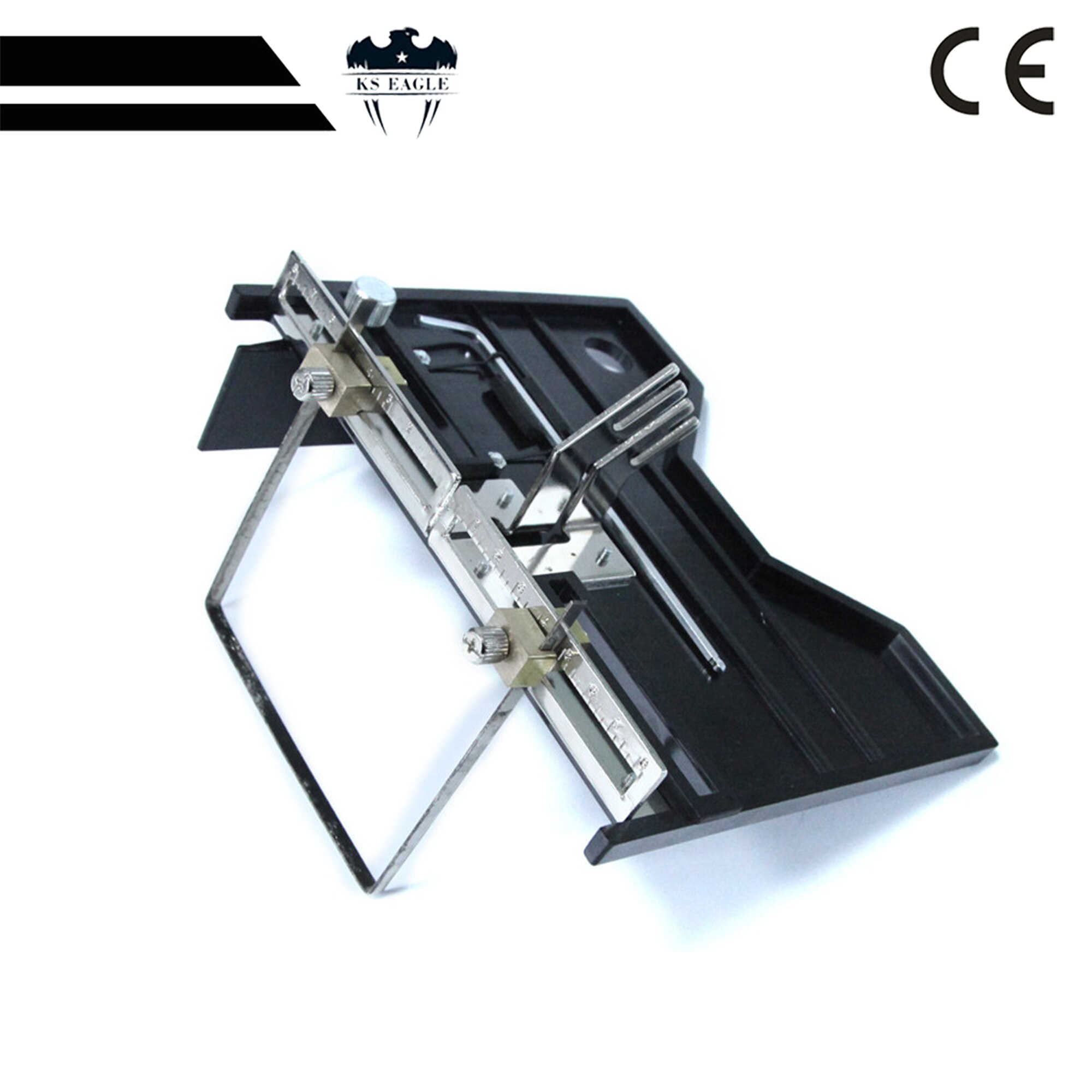 Ks Eagle Rvs Groef Elektrische Warm Mes Schuim Snijder Draagbare Warmte Draad Groovende Snijgereedschap Accessoires Verstelbare