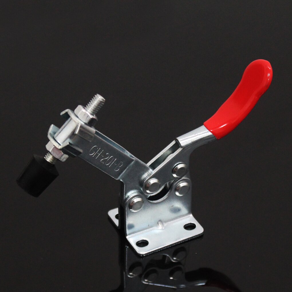 4pcs Manual Toggle Clamp Antislip Screw Fast Locking Hand Tool Horizontal Clamp Universal Quick Clip Lever Fastener Fixture