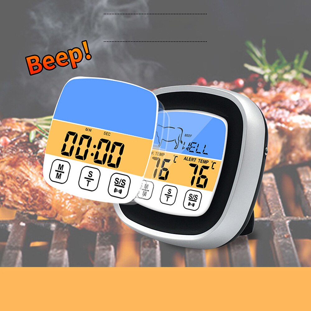 Meat Temperature Probe Household Products Profession Digital Barbecue Accessories Oven Cooking BBQ Kitchen Thermometer