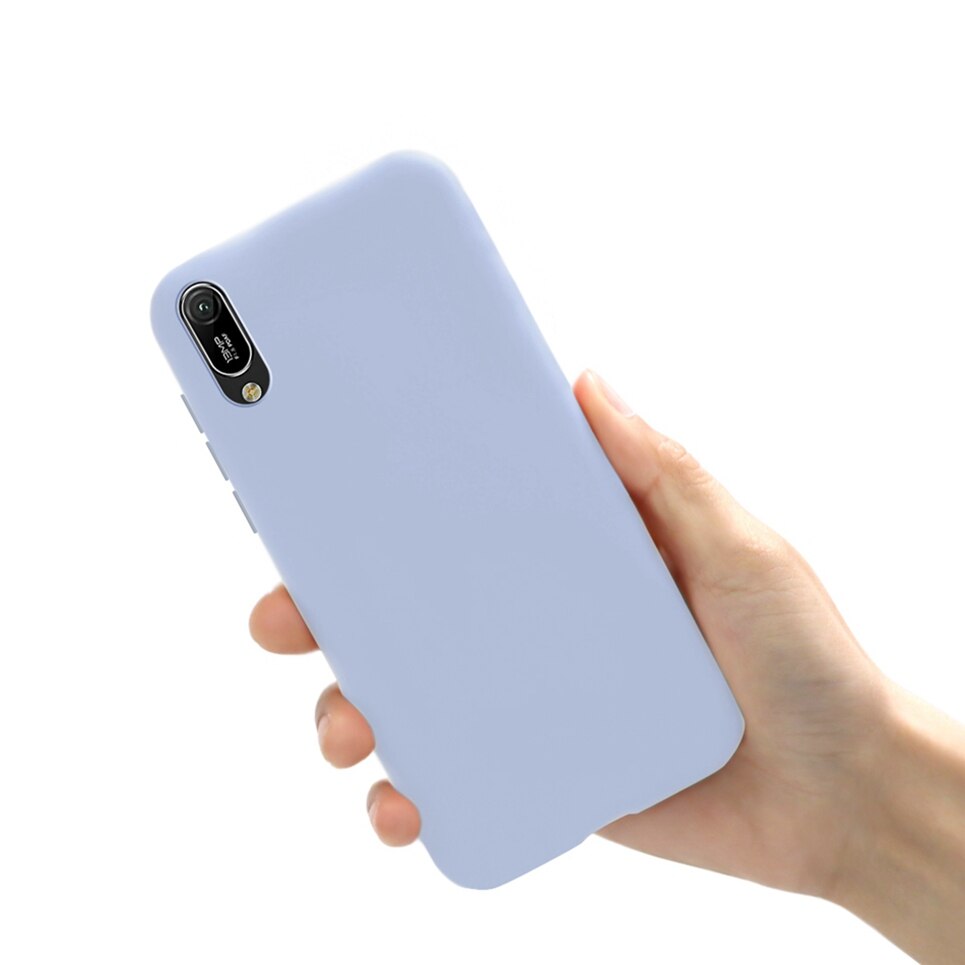 Huawei Y6 Profi fallen Weiche Silikon TPU Schutzhülle Zurück Abdeckung Für HuaweiY6 Profi huawei y 6 Profi MRD-LX2 Süssigkeit FARBE Stoßstange funda: licht lila