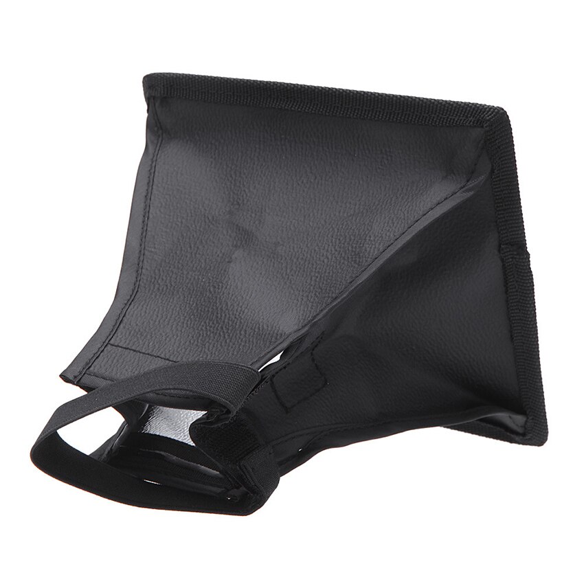 Flash Diffuser Light Softbox 15x17CM Portable Universal Photo Diffuser Collapsible with Storage Bag for Speedlight