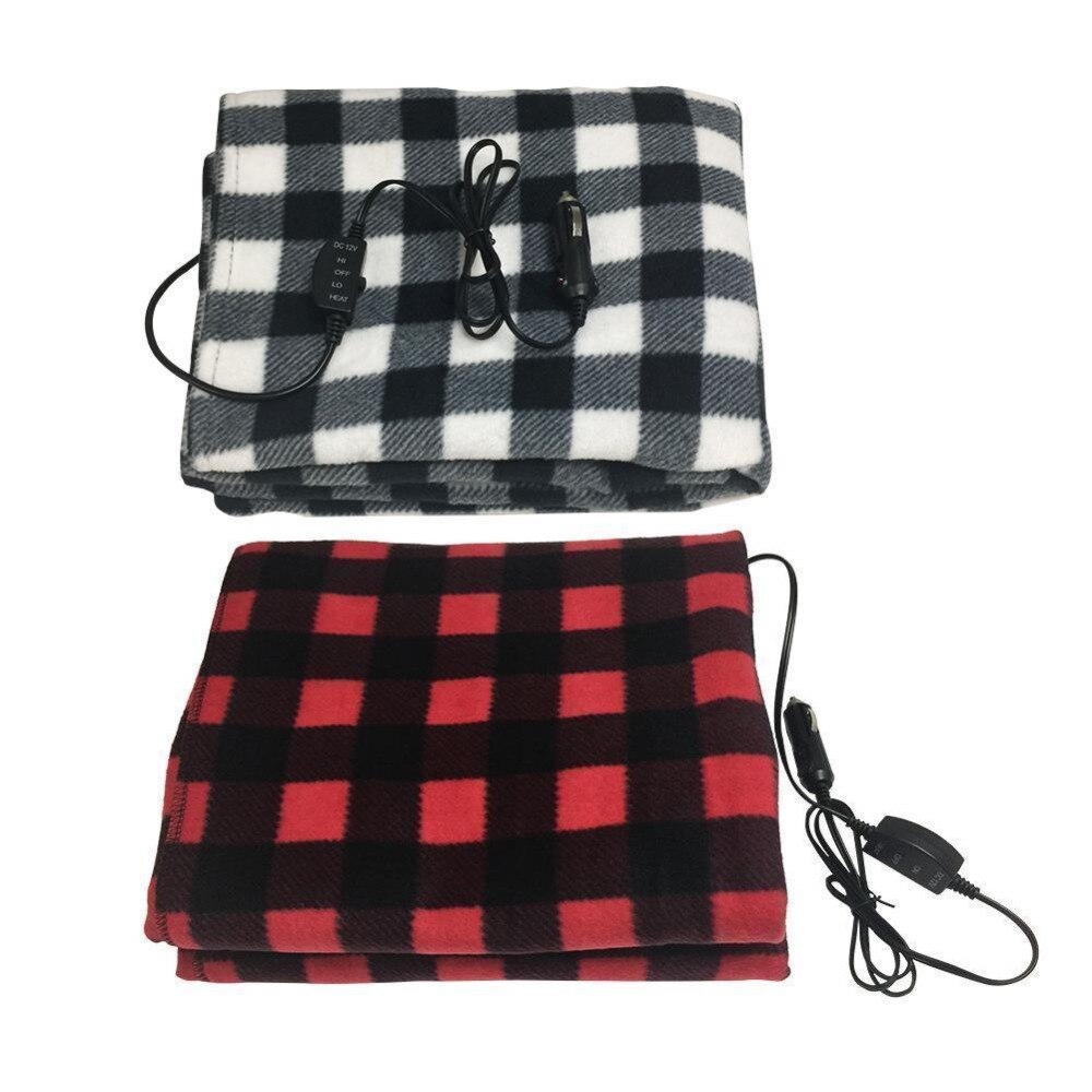 12v auton lämmityspeitto talvella lämmitetty 145 x 100cm ristikkoinen energiansäästöinen lämmin automaattinen sähköpeitto auton vakiolämpötilaan