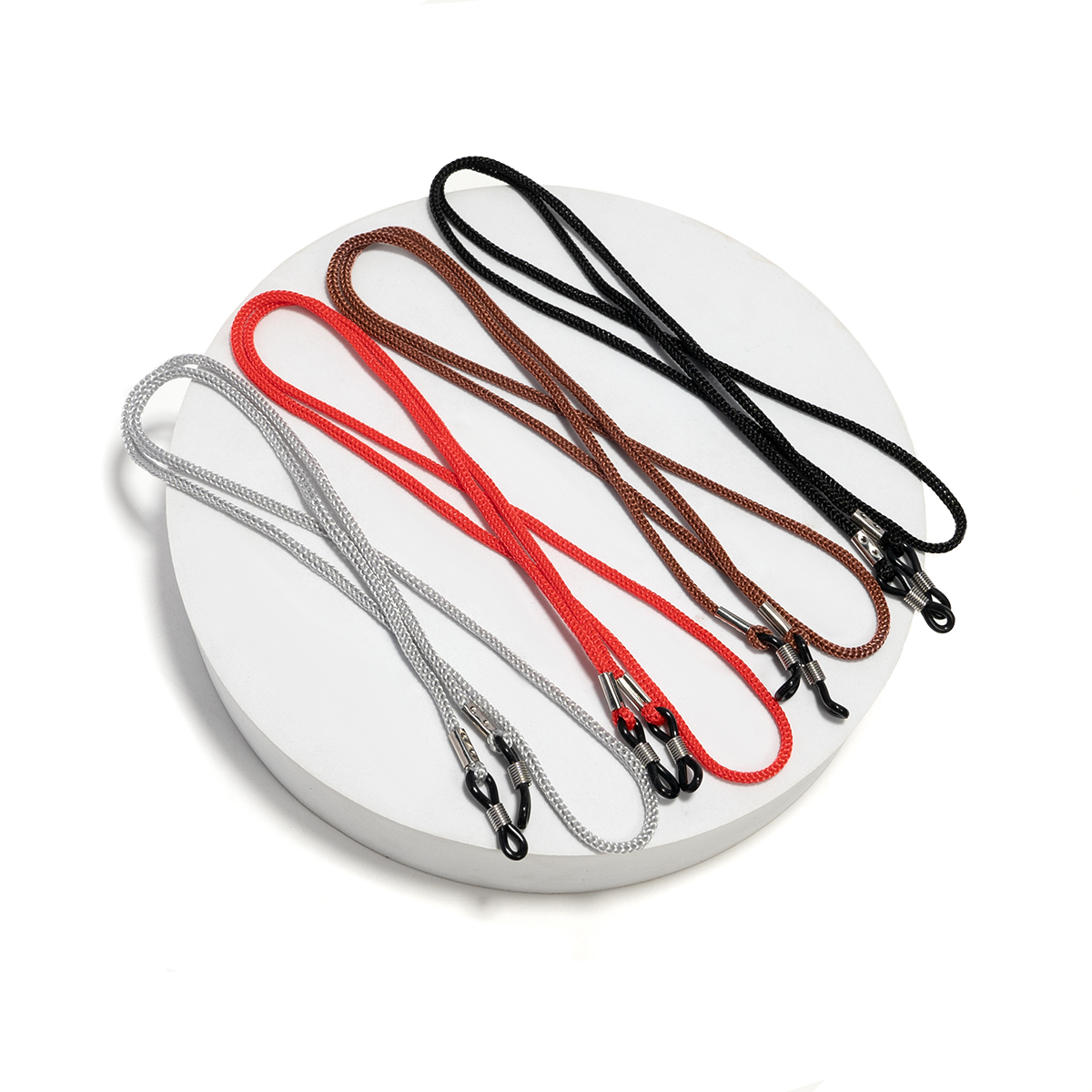 Soporte de correa para gafas ajustable de 5ps, cuerda antideslizante para gafas, cordón de cadena para gafas de sol deportivas, retenedor de gafas para mujeres y hombres