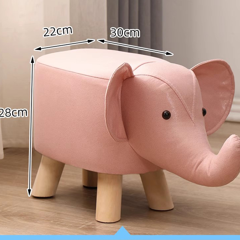 Sillas de madera hasta la rodilla para niños, asiento de comedor de conejo, mesas de asiento de madera para niños, silla nórdica para bebé, muebles de habitación para niños pequeños