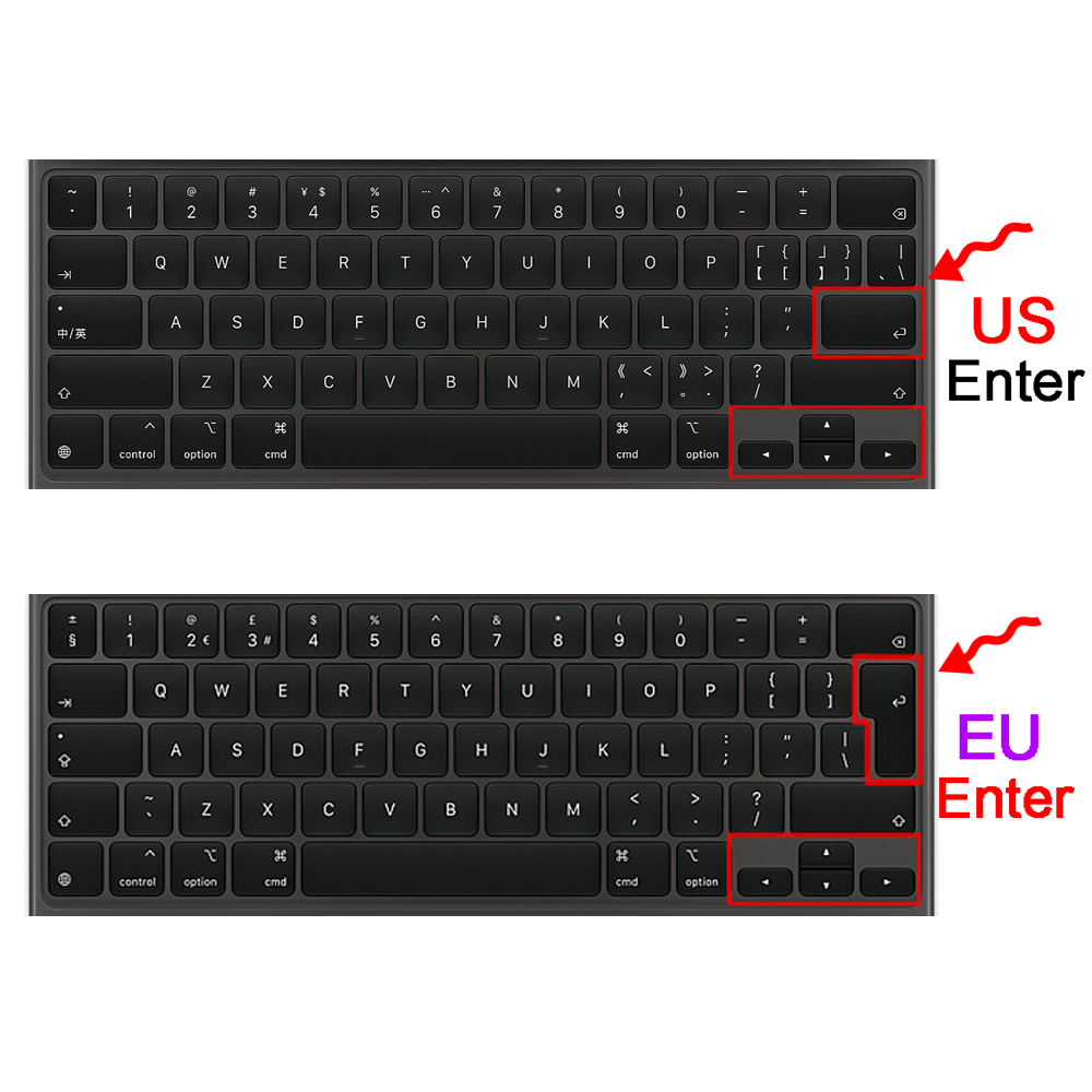 Pokrowiec na klawiaturę do iPada Pro 13 M4 12.9 Magic Keyboard Air 11 M3 10 10.5 10.9 M2 M1 Smart Case Folio Silicone Protector Skin TPU