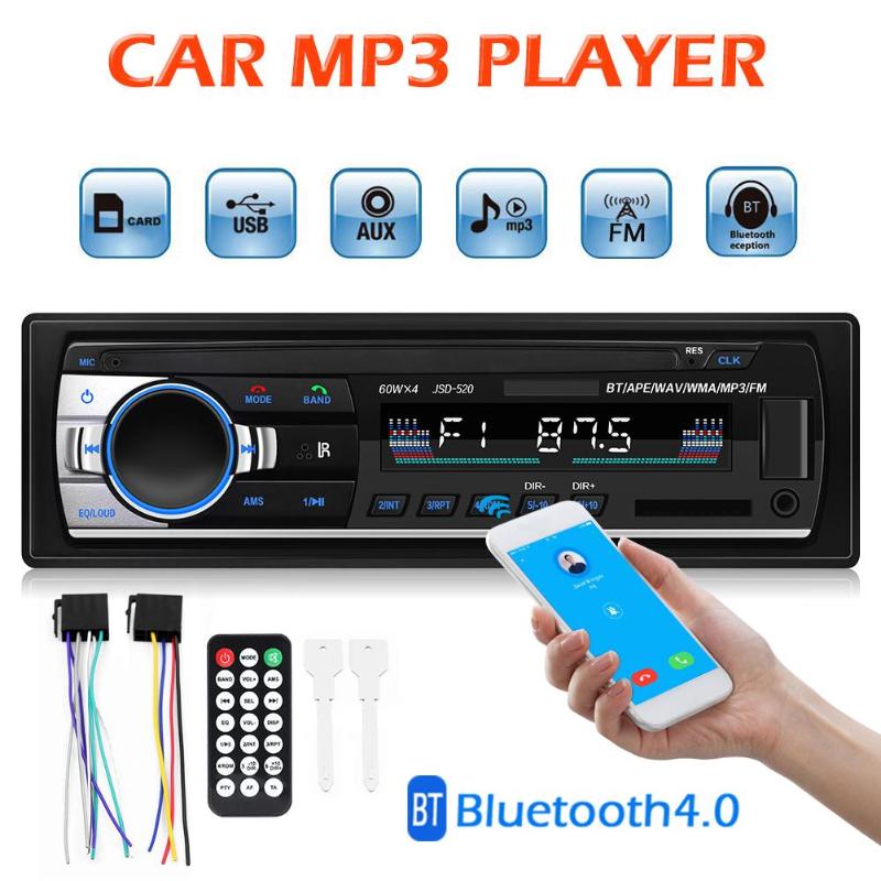 Car Stereo Bluetooth MP3 Player Music Copy Remote Control Digital Media Receiver