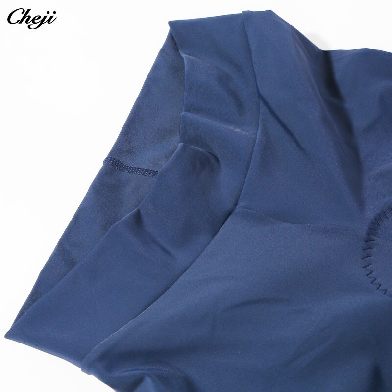 Cheji Cycling Pants Women - Lycra - Zipper Fly - Full Length - Cycling Apparel