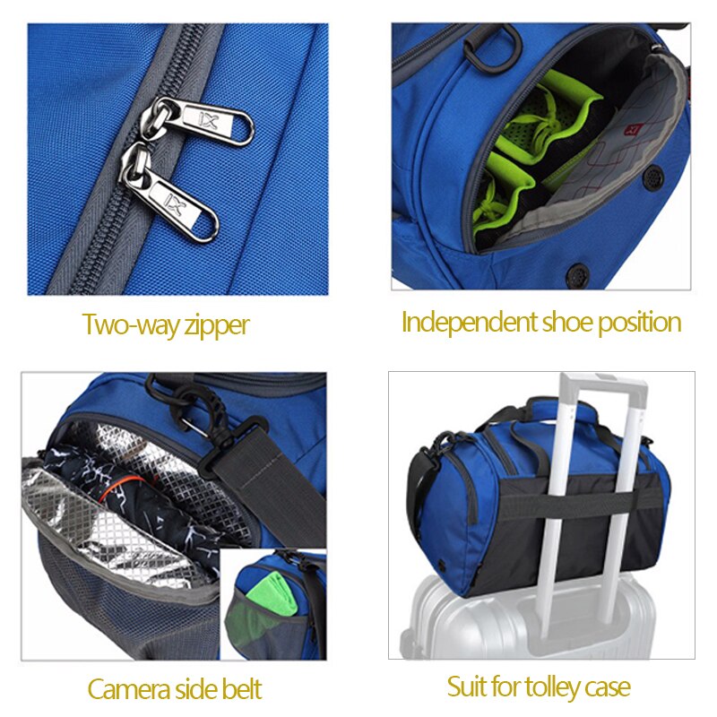Sac à main de sport étanche en nylon pour fitness, pour hommes et femmes, pour entraînement physique, voyage, tapis de yoga,