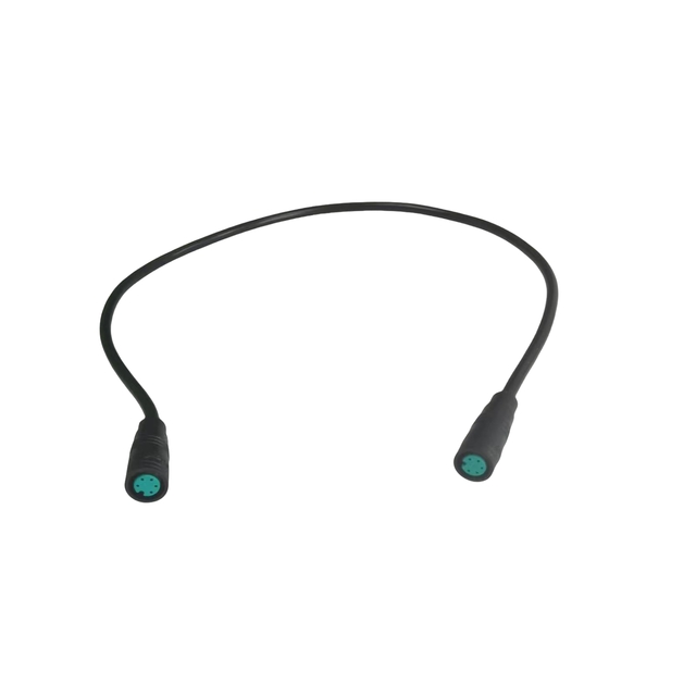 50CM 5Pin Männlich Zu Weiblich E-bike Verlängerung Kabel Grün Stecker Für Elektrische Fahrrad Bafang Display Verlängerung Kabel wasserdicht: Licht Gelb