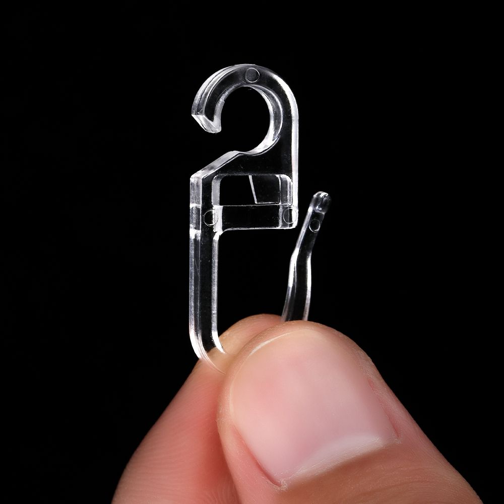 20Pcs Plastic Gordijn Haken Universele Muur Ring Sliding Haak Gordijnen Vaststelling Houders Duurzaam Thuis Gordijnen Accessoires Decor