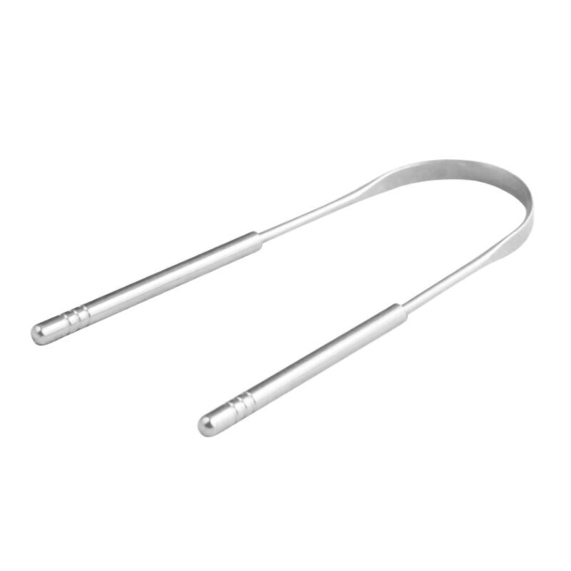 Tongreiniger Schraper Rvs Tong Cleaner Nuttig Frisse Adem Schoonmaken Gecoat Tong Tandenborstel Mondhygiëne Care