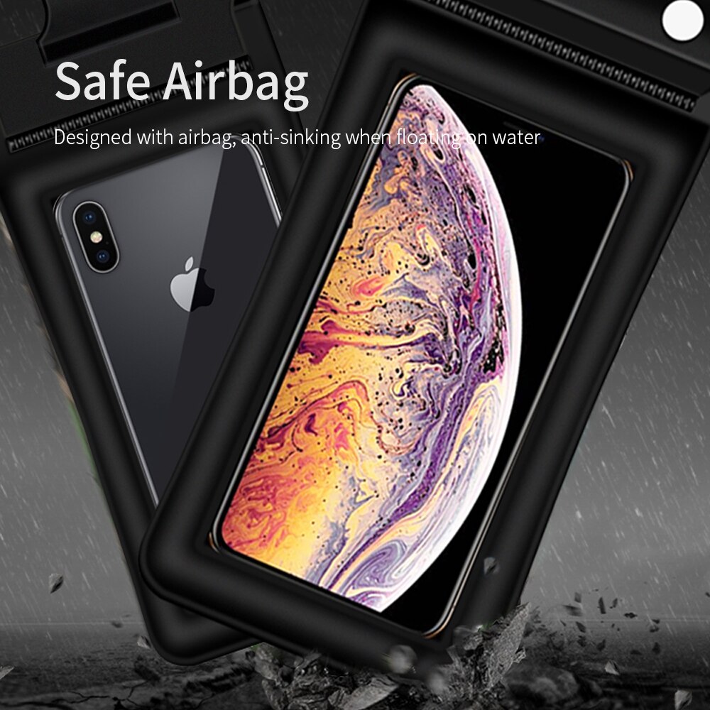 Essager Waterdichte Case Voor Iphone 11 Xiaomi Mi 8 Redmi Note 8 Beschermende Phone Bag Universele Zwemmen Water Proof cover