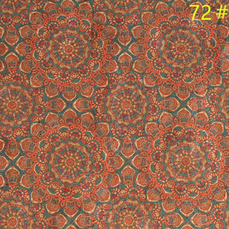 100 x135cm Umwelt Freundliche Natürliche Kork Druck Leder Stoff Gepäck Handtasche Holzmaserung Dekorative Stoff: 72