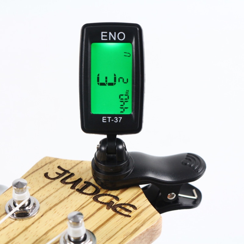 Electronic LCD Tuner LCD Panel Guitar Tuner Multifunctional Instrument Accessories Suit Bass Ukelele Electronic Tuner