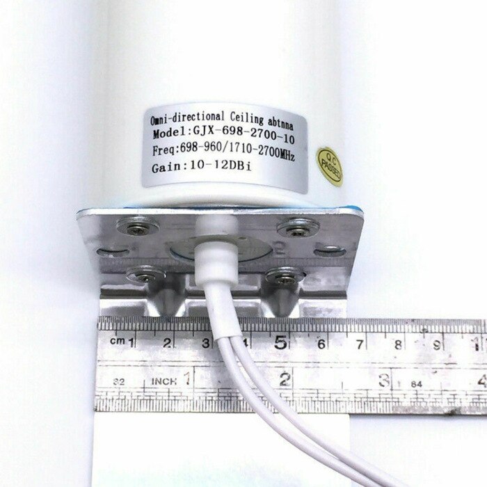 Antena amplificadora de señal de montaje en pared de soporte fijo al aire libre 4G LTE macho Dual