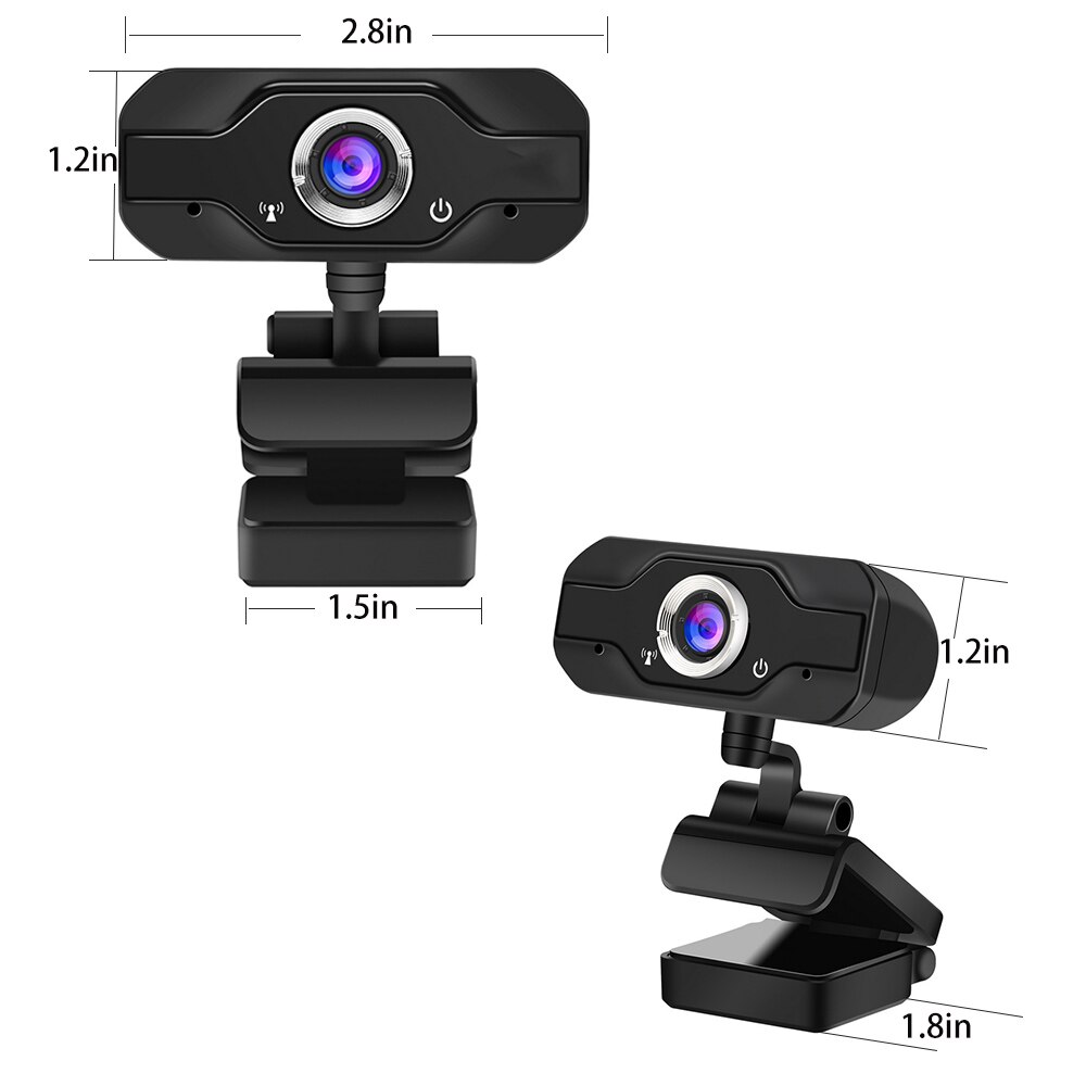 1080P HD Camera Built-in Microphone 360 Degree Rotating USB Plug Mac Laptop Desktop Camera Web Camera Connected To Mobile Phone