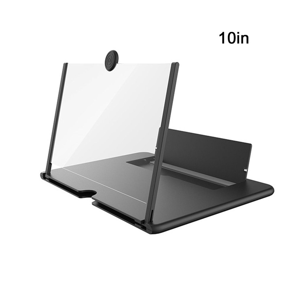 10-inch Smartphone Screen Magnifier - Foldable 3D HD Pull-Out Viewer For Movies & Videos