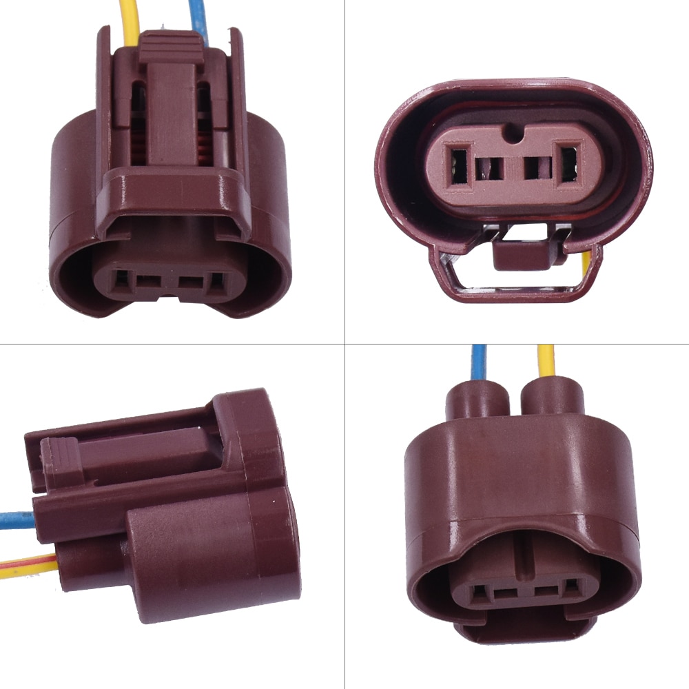 YUNPICAR 9005 HB3 H10 9145 Bulb Socket Female Adapter Extension Wiring Harness Connector for Headlight Fog light 2PCS