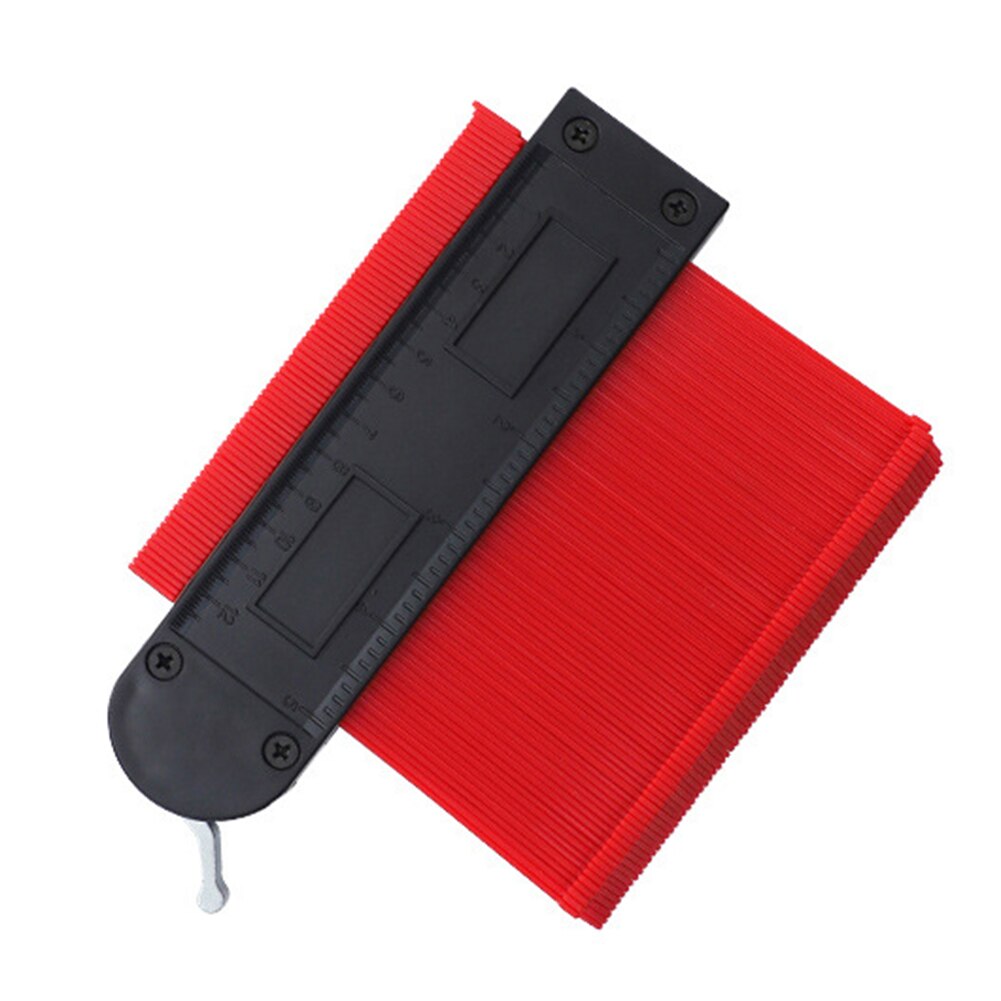 5 pouces Contour mètre profil mètre forme jauge Copyer profil Copyer plastique profil modèle copie profil mètre outil de mesure: Rouge