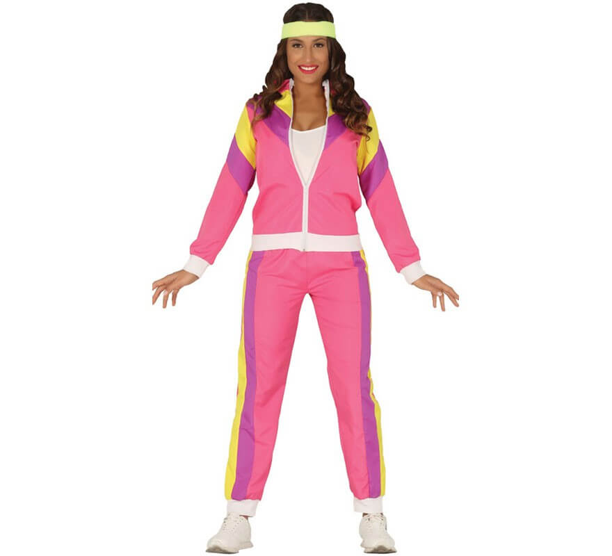 Disfraz de Gimnasta Años 80 para mujer - Años 60, 70 y 80/Deportes/Uniformes y Oficios - Disfraces para adultos