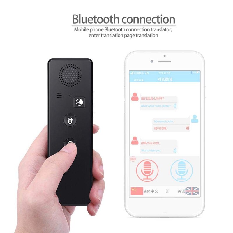 T3 Intelligent Translator 40 Language Voice Bluetooth Translation Device Intelligent Voice Translator