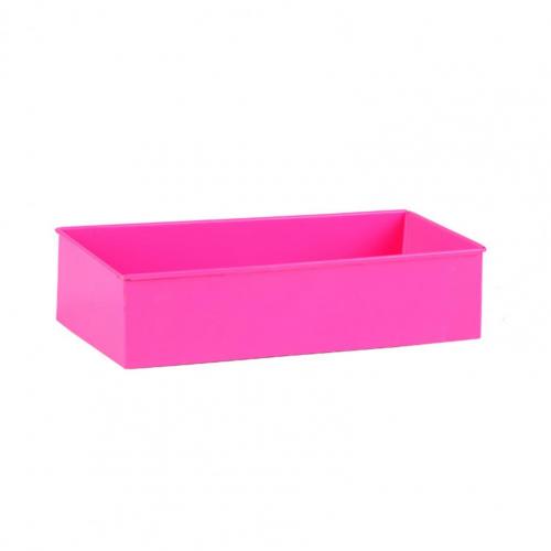 Exquisite Durable Minimalist Style Window Box Iron Flower Pot Rectangular for Yard: Rose Red